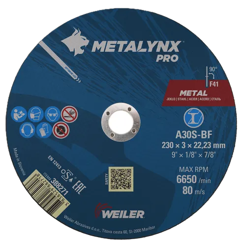 CORTE METAL 9" x 3.0MM METALYNX F41