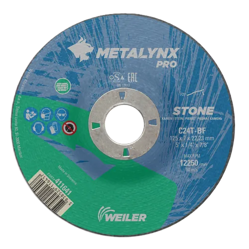 DESBASTE PIEDRA 5" x 6.0MM METALYNX