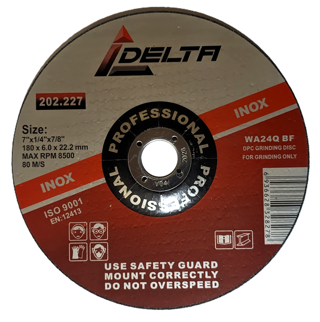 DESBASTE INOX 7" x 6.0MM DELTA
