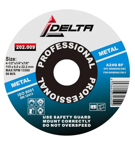 DESBASTE METAL 4.5" x 6.0mm DELTA