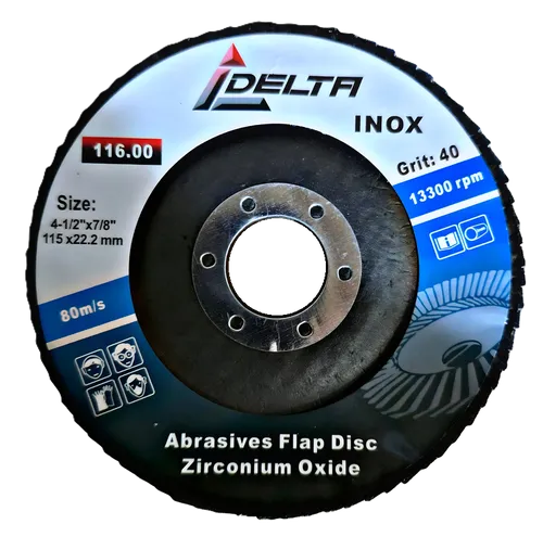 D. LAMINA 4.5" Z40 INOX ZIRCONIO DELTA