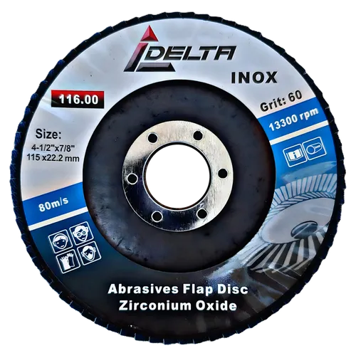 D. LAMINA 4.5" Z60 INOX ZIRCONIO DELTA