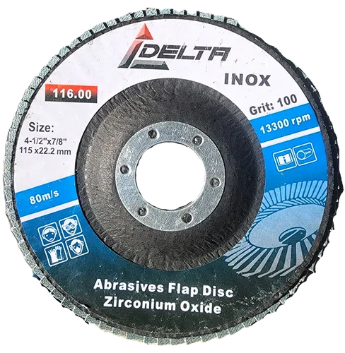 D. LAMINA 4.5" Z100 INOX ZIRCONIO DELTA