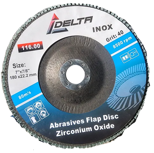 D. LAMINA 7" Z40 INOX ZIRCONIO DELTA