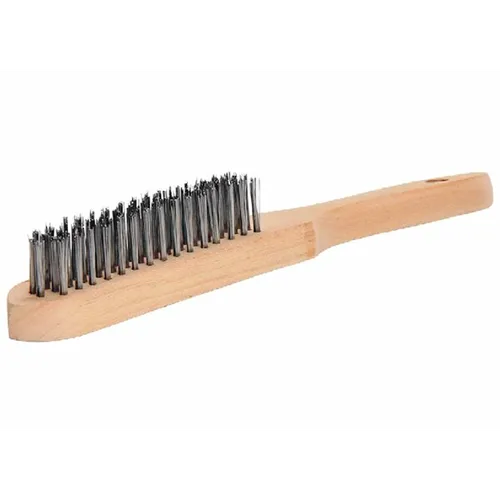 CEPILLO INOX C/ MANGO MADERA